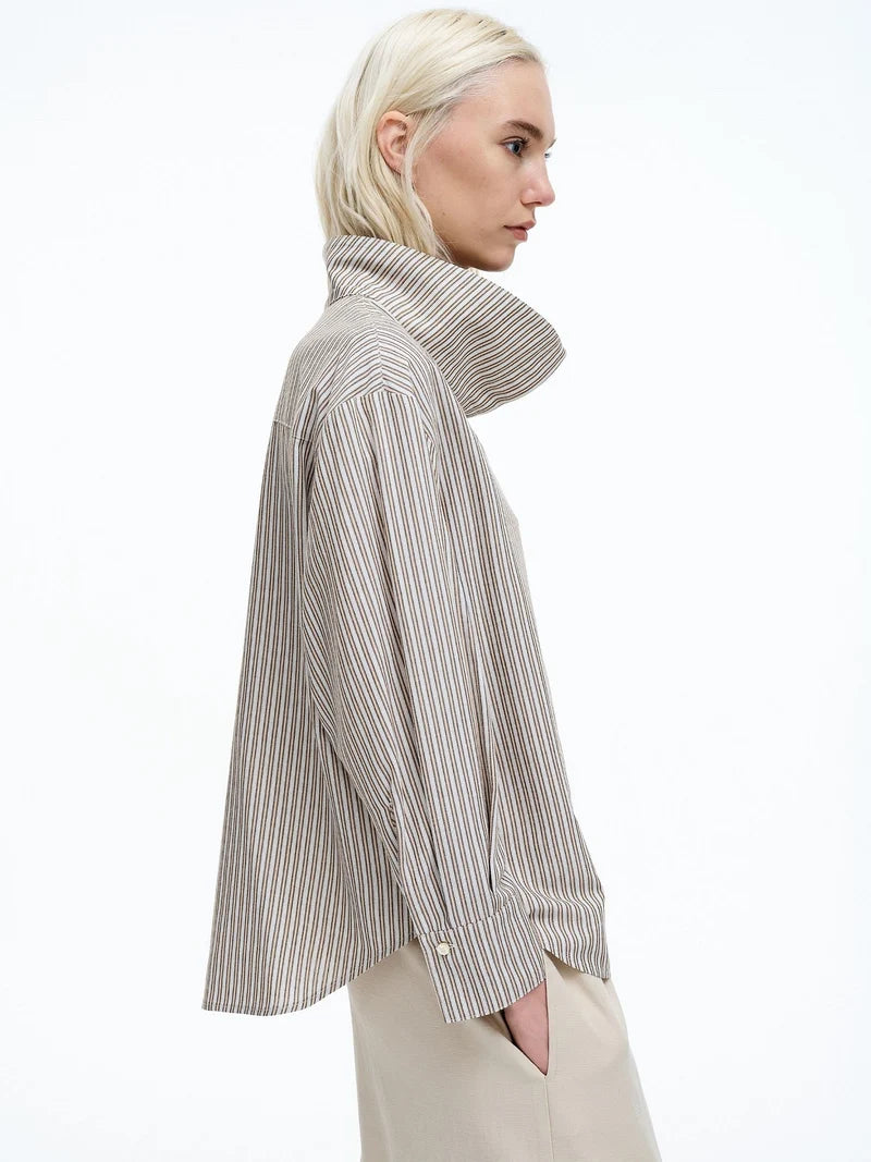 W6-C36 VIOLA Camicia Cammello