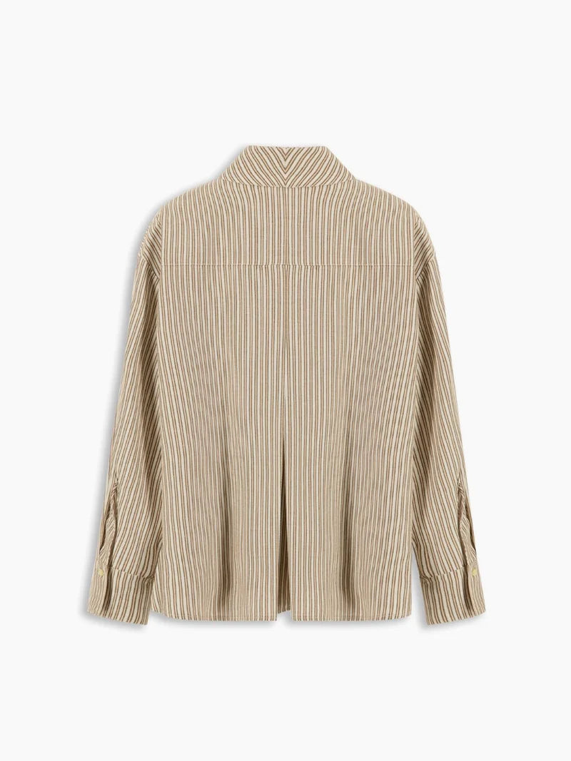 W6-C36 VIOLA Camicia Cammello