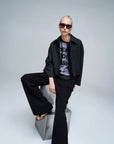 W6-P108 MAGNOLIA Pantalone Nero
