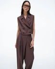 W6-P39 MARIGOLD Pantalone Kasha