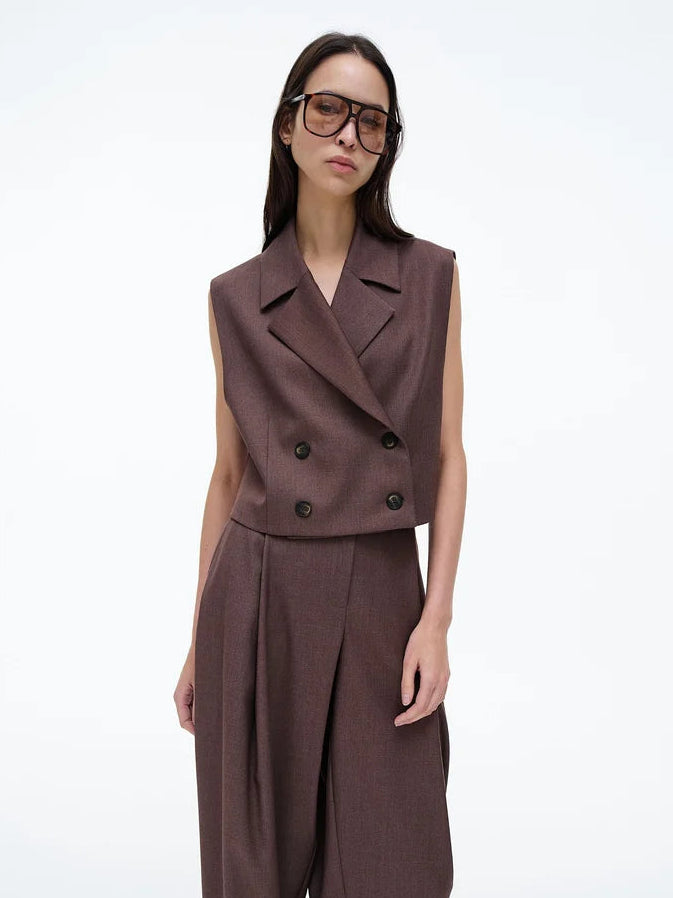 W6-Q83 ZINNIA Gilet Kasha