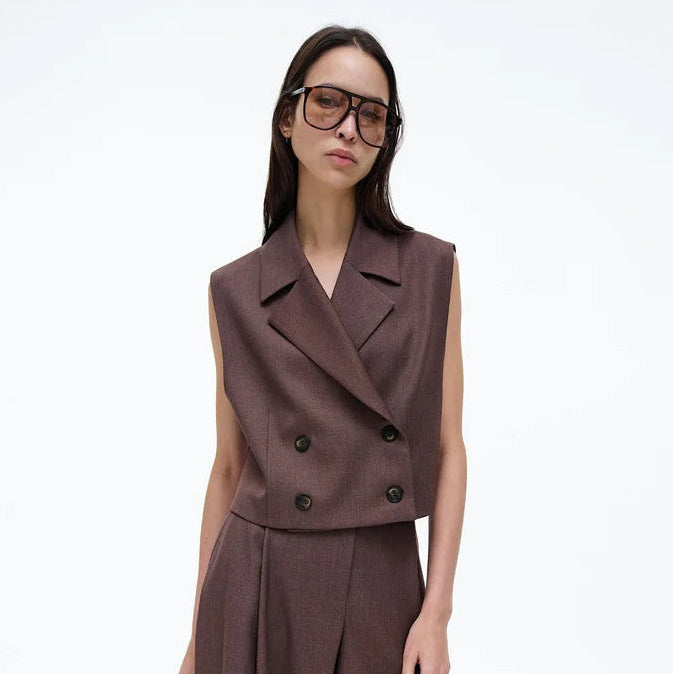 W6-Q83 ZINNIA Gilet Kasha