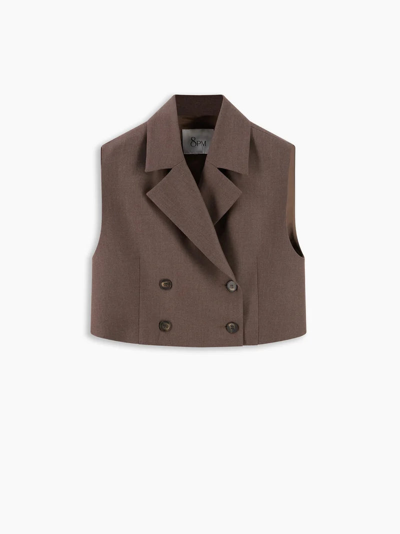 W6-Q83 ZINNIA Gilet Kasha