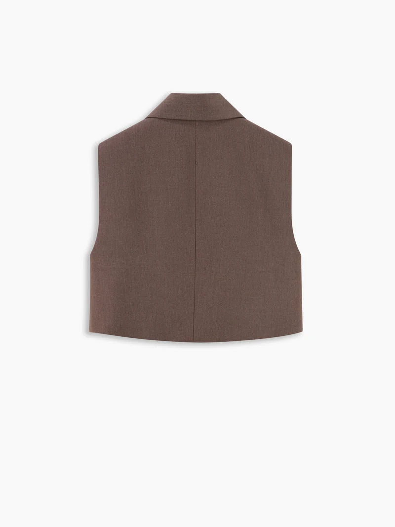 W6-Q83 ZINNIA Gilet Kasha