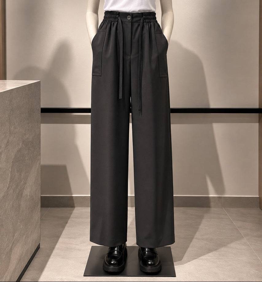 W6-U504 Pantalone Nero