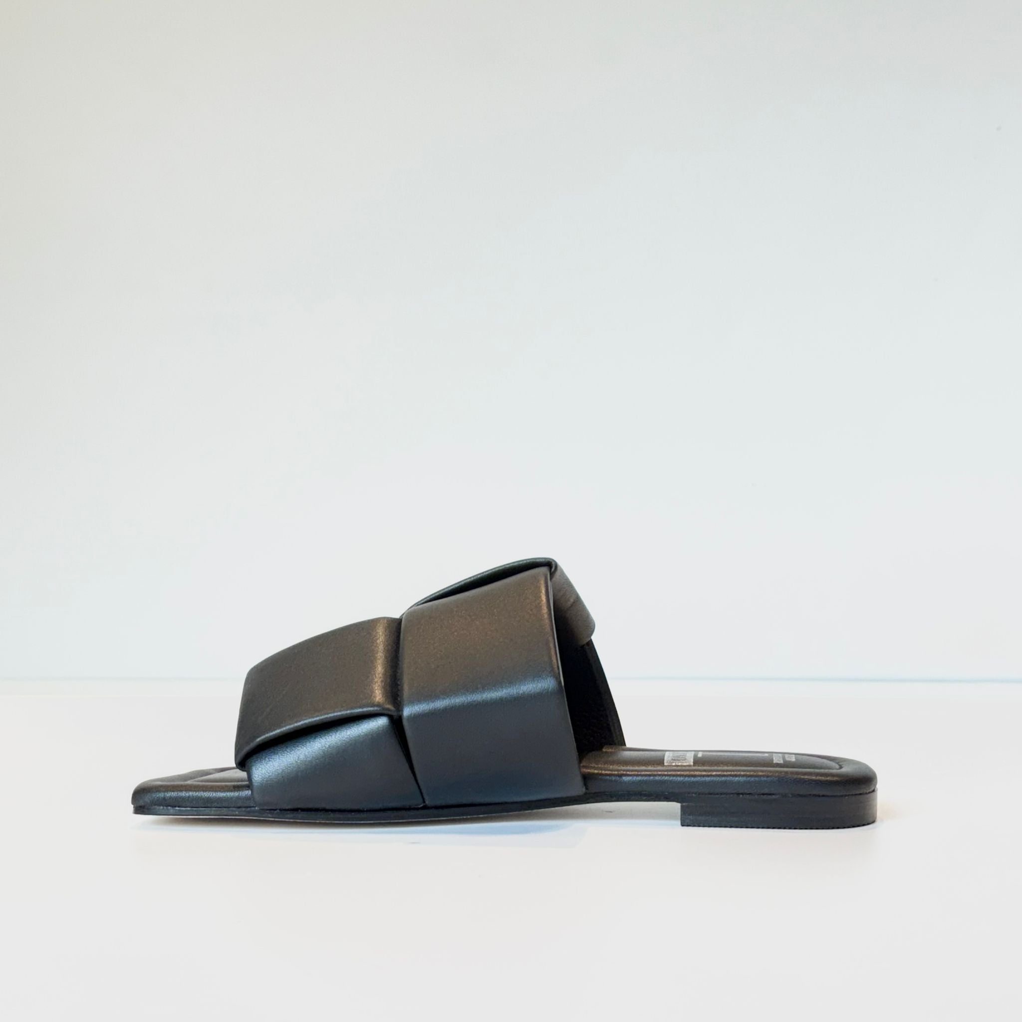 S5-6794 Sabot Aperto Imbottito Nero