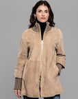 DW5-DESIRE Giacca Over Suede Vanilla Woman