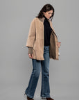 DW5-DESIRE Giacca Over Suede Vanilla Woman