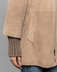 DW5-DESIRE Giacca Over Suede Vanilla Woman