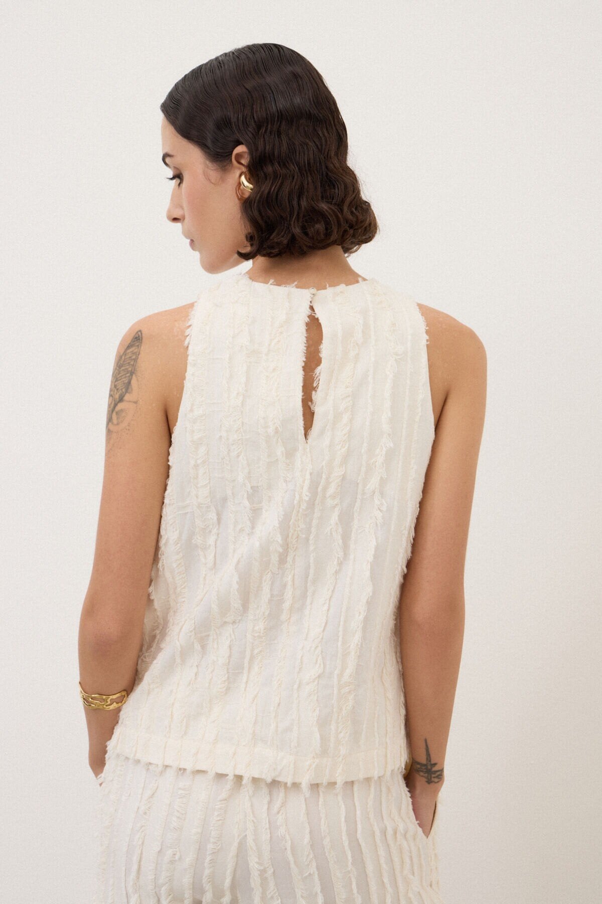 S6-DT9272 Top con Texture Variante Unica