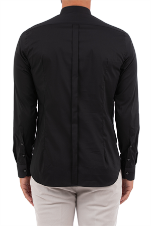 W3-UVAF52 Camicia Slim Nera Man