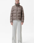 DW6-ENORA PRATO Piumino Cappuccino 208 Woman