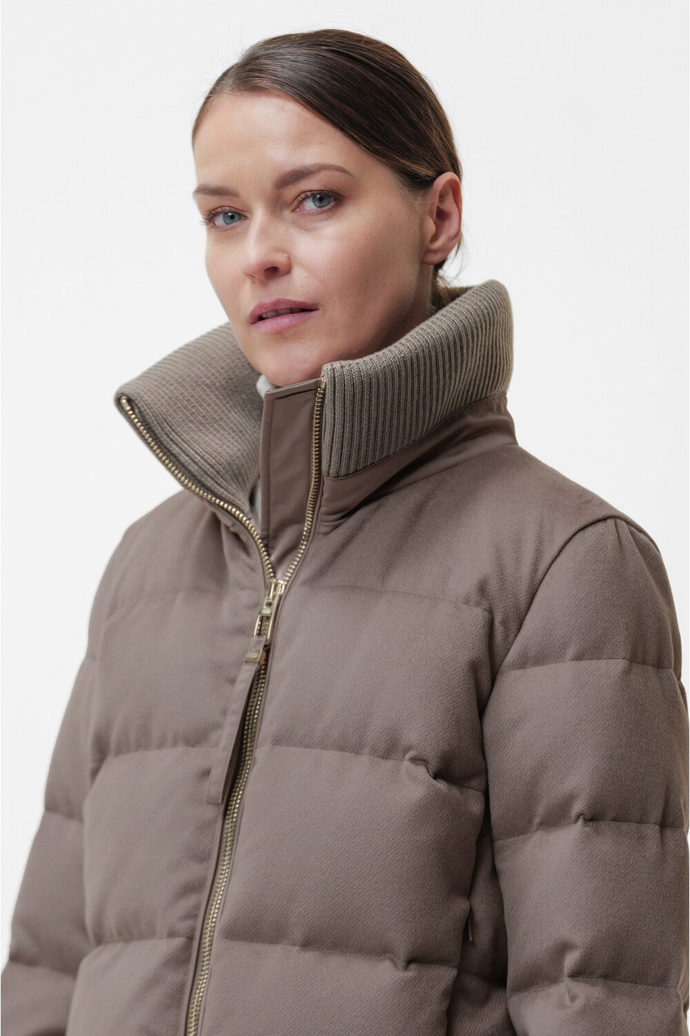 DW6-ENORA PRATO Piumino Cappuccino 208 Woman