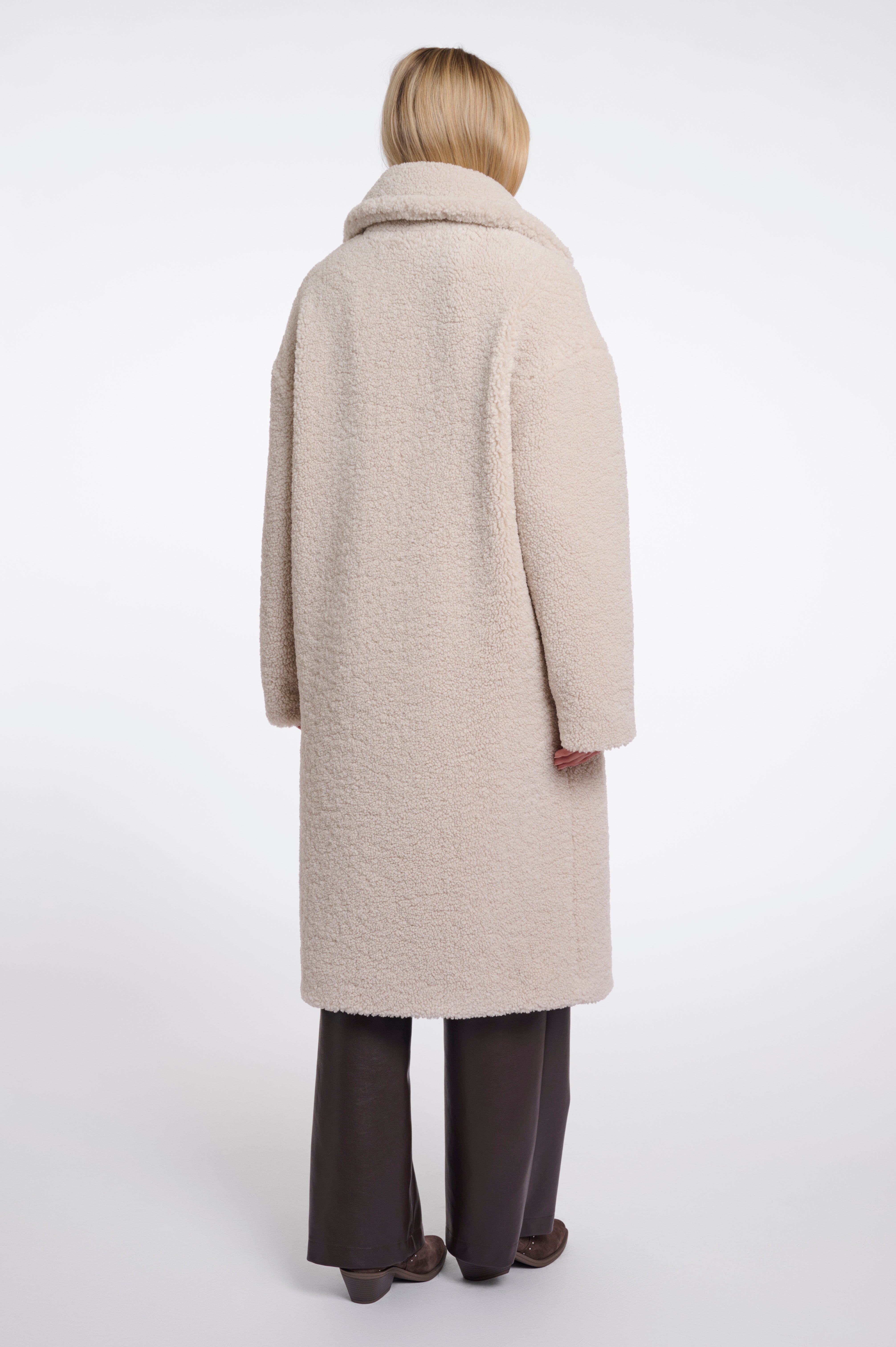 W6-ELICIA Cappotto Teddy Birch