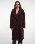 W6-ELICIA Cappotto Teddy Coffee Roast