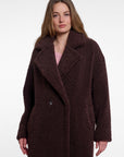 W6-ELICIA Cappotto Teddy Coffee Roast