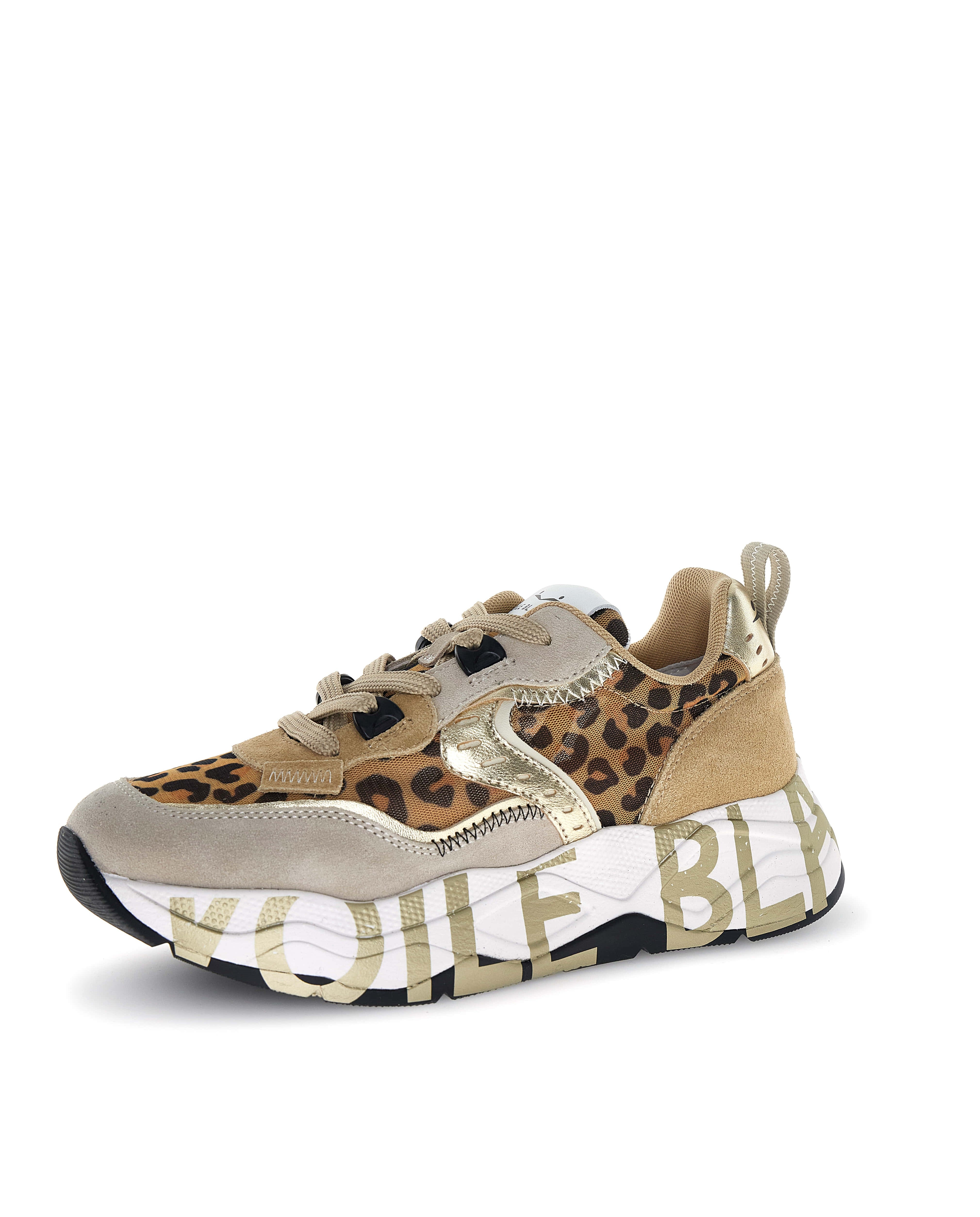 DS6-2E41 CLUB105 MESH Light Beige/Leopard Woman