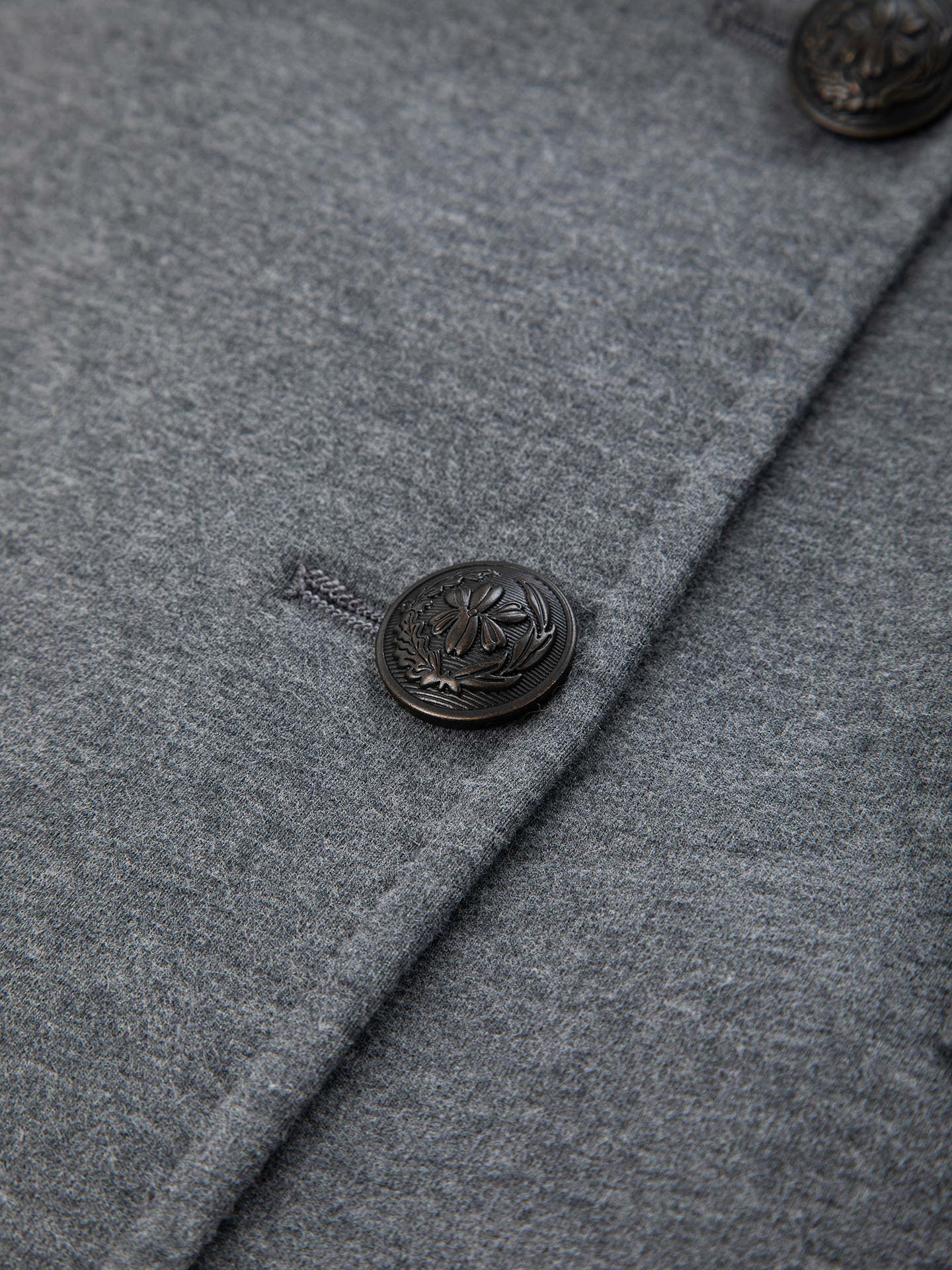 WD5-FD3612 Giacca Doppiopetto Cashmere Touch Light Grey Melange Woman