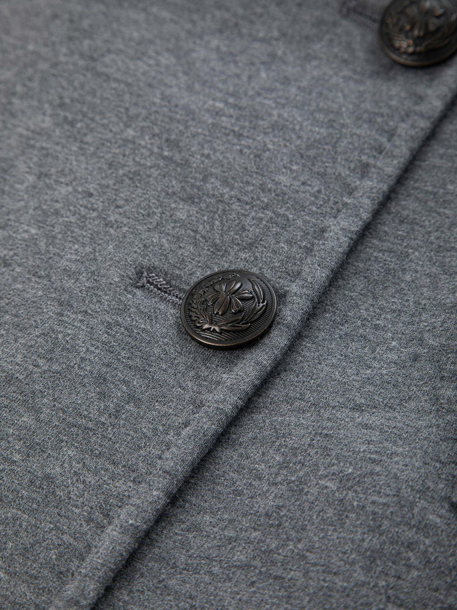 WD5-FD3612 Giacca Doppiopetto Cashmere Touch Grey Woman