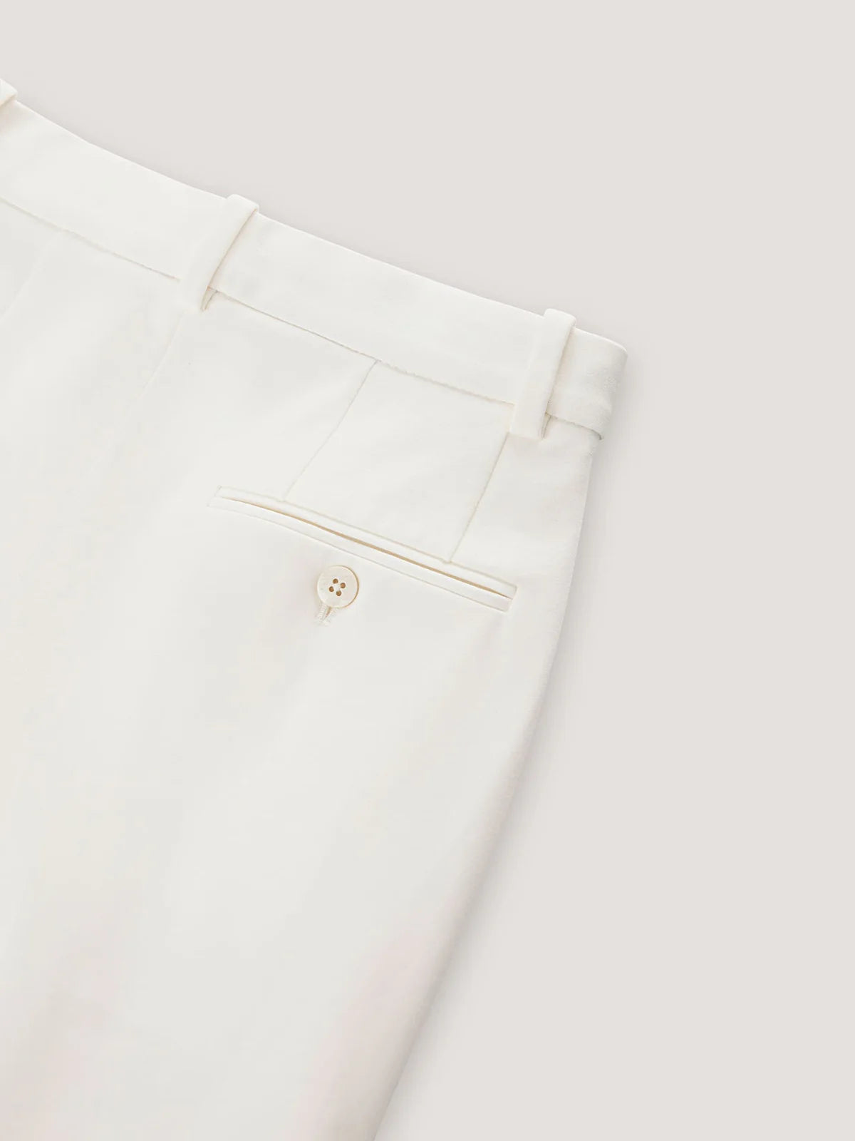 SD6-FD3821 Pantalone Masculine Light Fleece Simply White