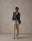 SD6-FD3984 Giacca Doppiopetto Flamed Effect Denim