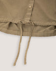 SD6-FD4019 Camicia con Cappuccio Gabardina Oliva