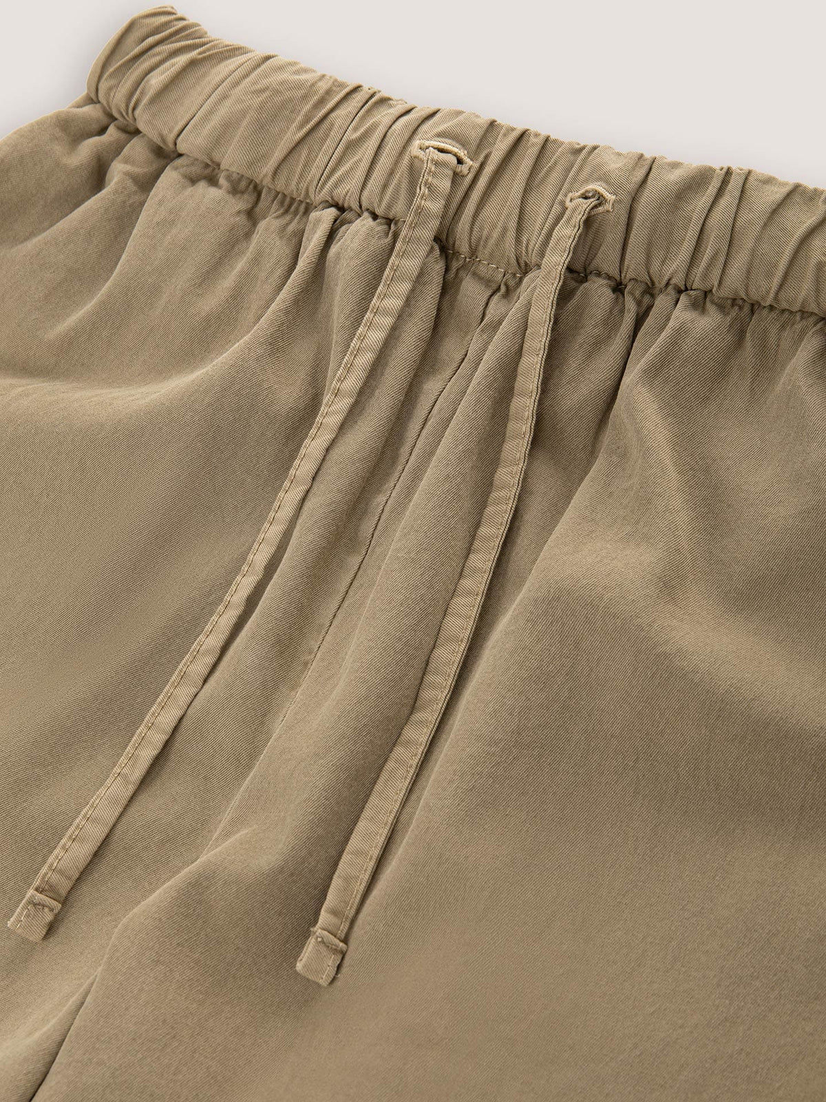 SD6-FD4020 Pantalone Wide Leg Gabardina Oliva
