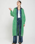 W4-DK8156-1 Cardigan Fluffy Mohair Aloe