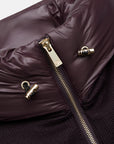 DW5-FLOOR Piumino Lungo Tricotech Vinaccia Woman