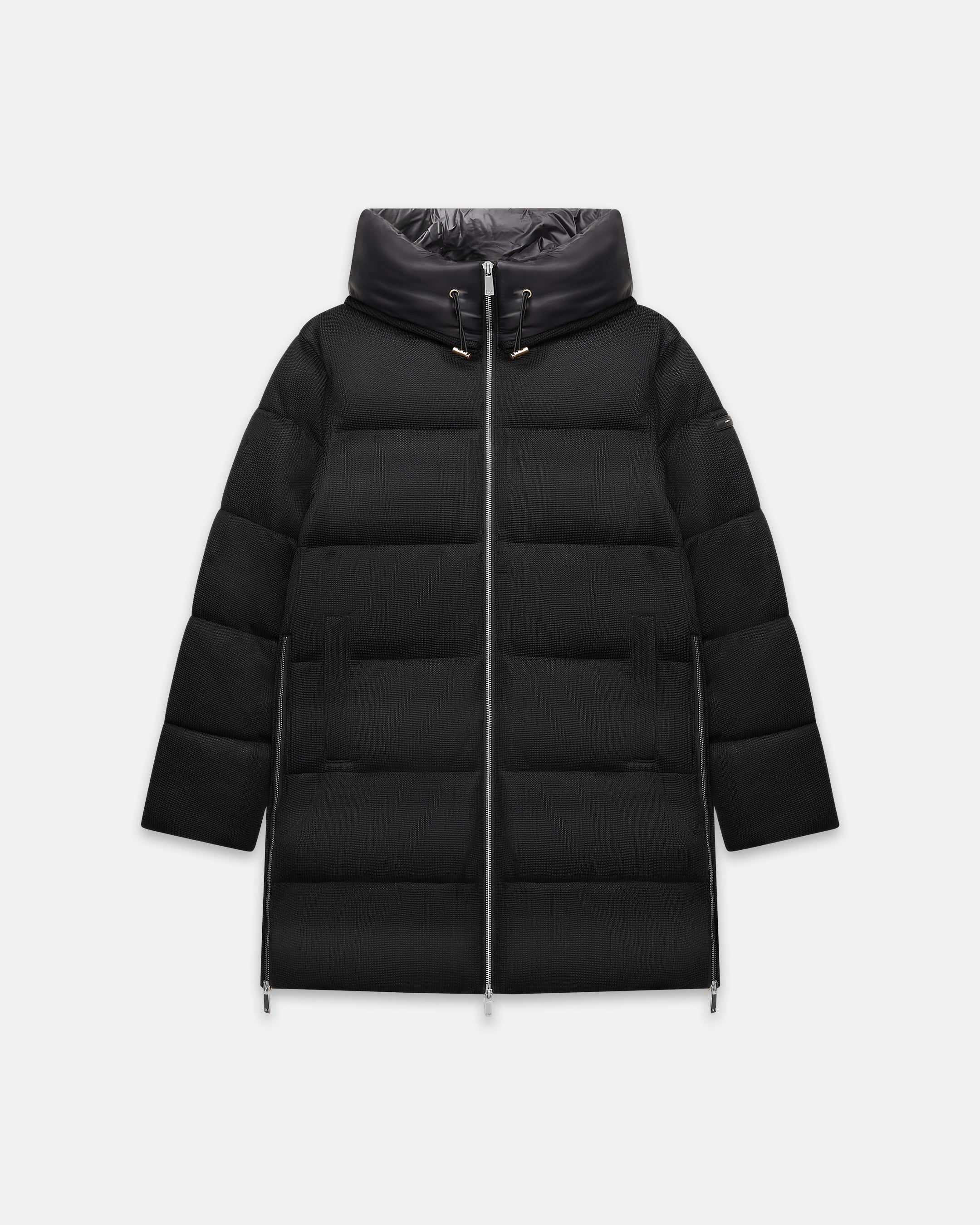 DW5-FLOOR Piumino Lungo Tricotech Black Woman