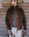 UW5-FRANCIS KNIT Giubbotto Suede E Maglia Moka/Antracite Man