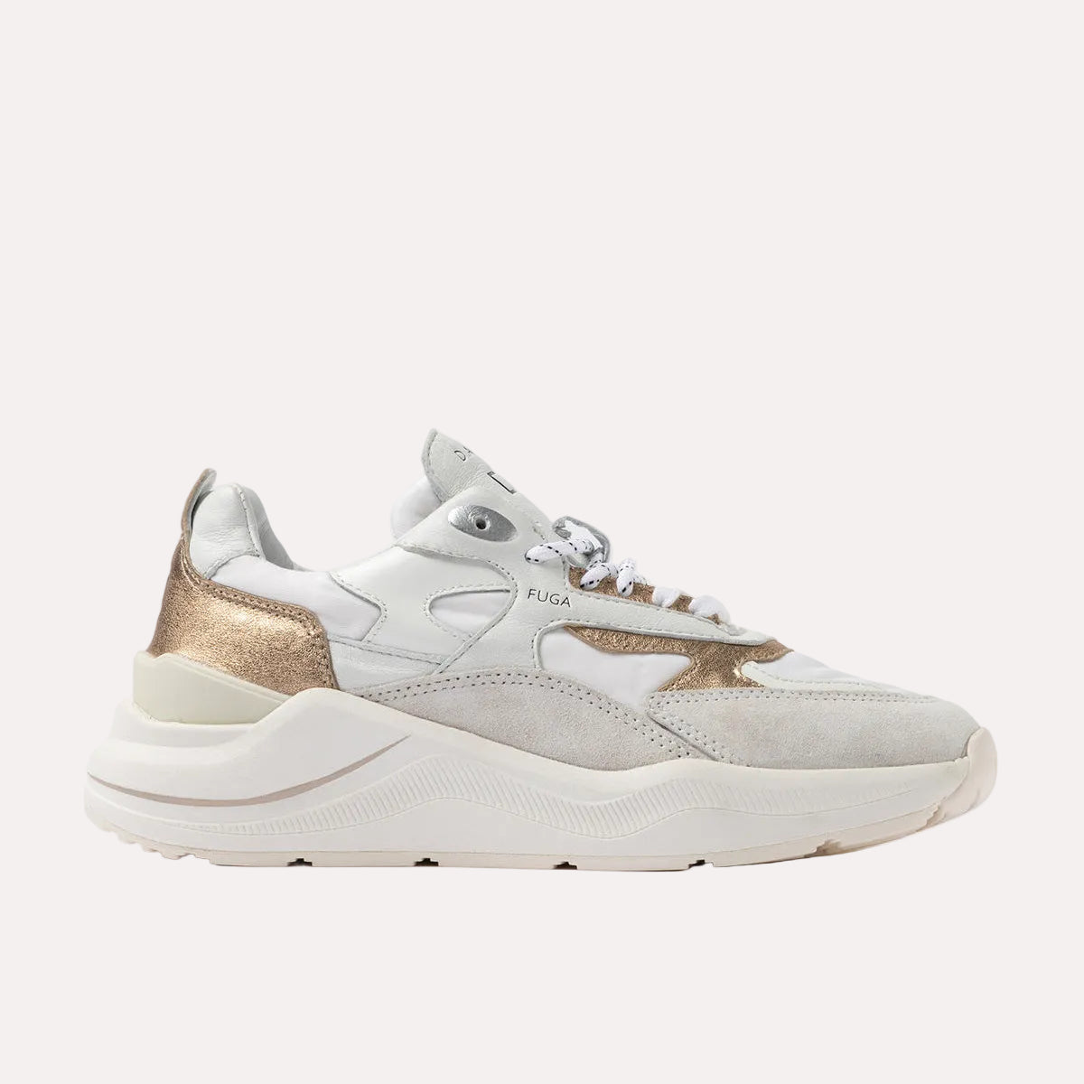 DS6-FUGA COLORED Sneakers White/Platinum Woman
