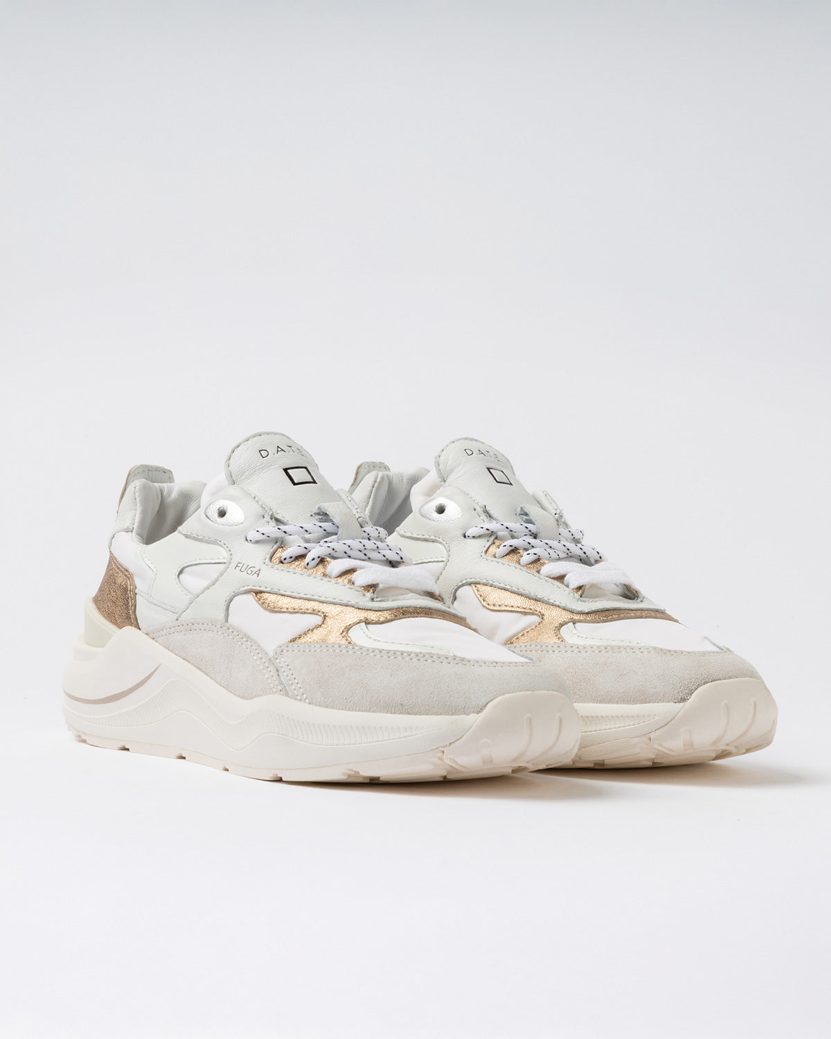 DS6-FUGA COLORED Sneakers White/Platinum Woman