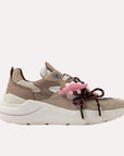 DS6-FUGA LINEN Sneakers White/Beige Woman