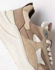 DS6-FUGA LINEN Sneakers White/Beige Woman
