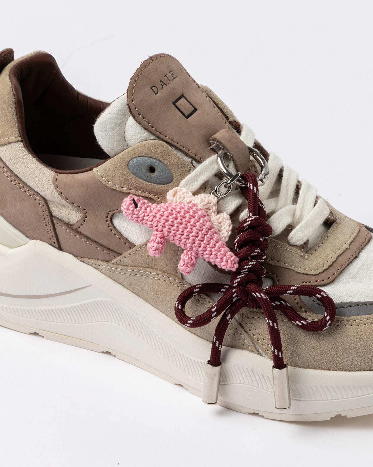 DS6-FUGA LINEN Sneakers White/Beige Woman