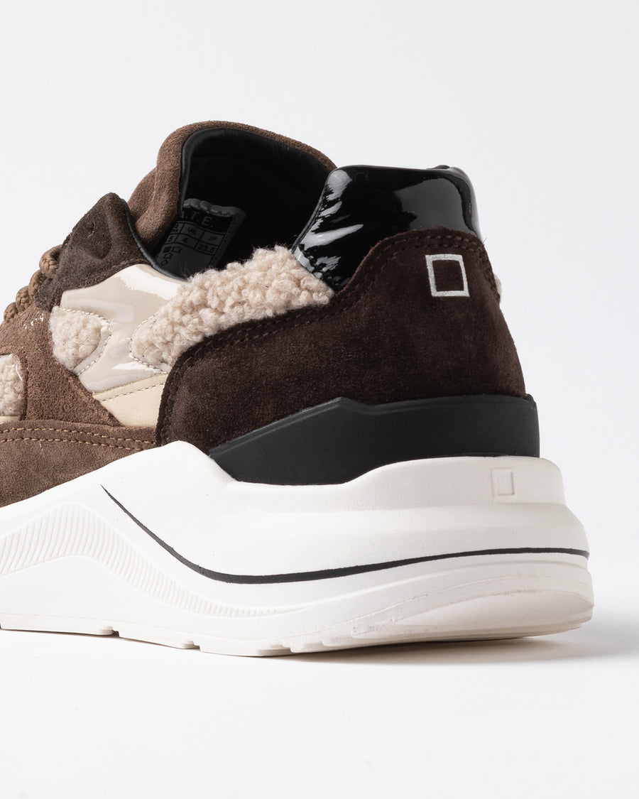 DW5-FUGA Sneakers Natural/Chocolate Woman