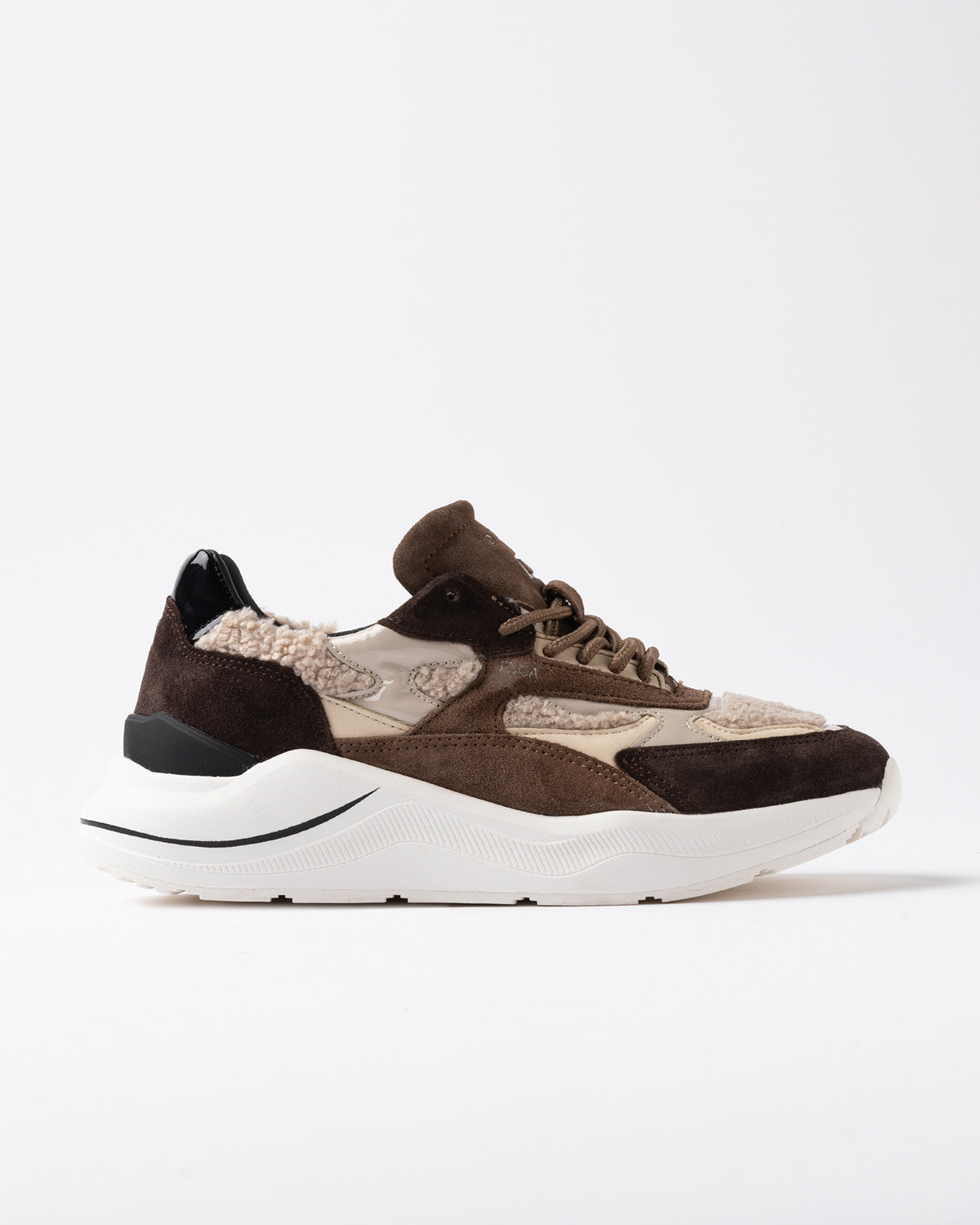 DW5-FUGA Sneakers Natural/Chocolate Woman