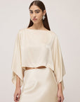 S6-DT9198 Coprispalle Kimono in Viscosa Latte