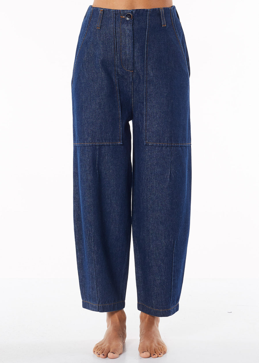 W-26004 Pantalone Denim Blu