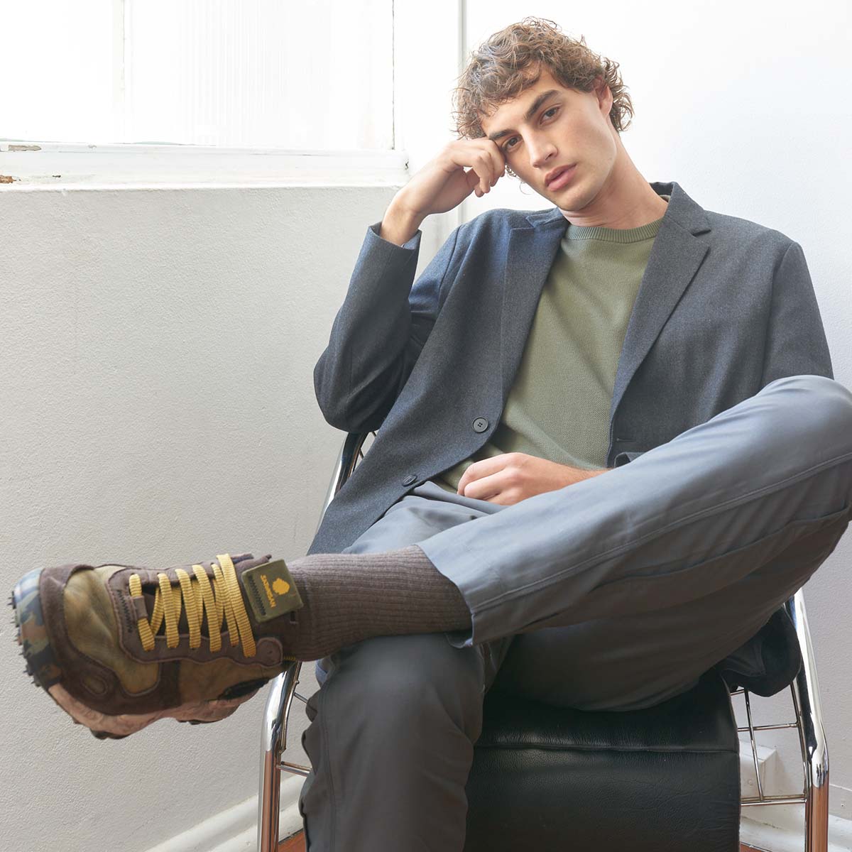 UW5-CHACRONA PREMIUM Sneakers Magnolia/Bronze/Black Man