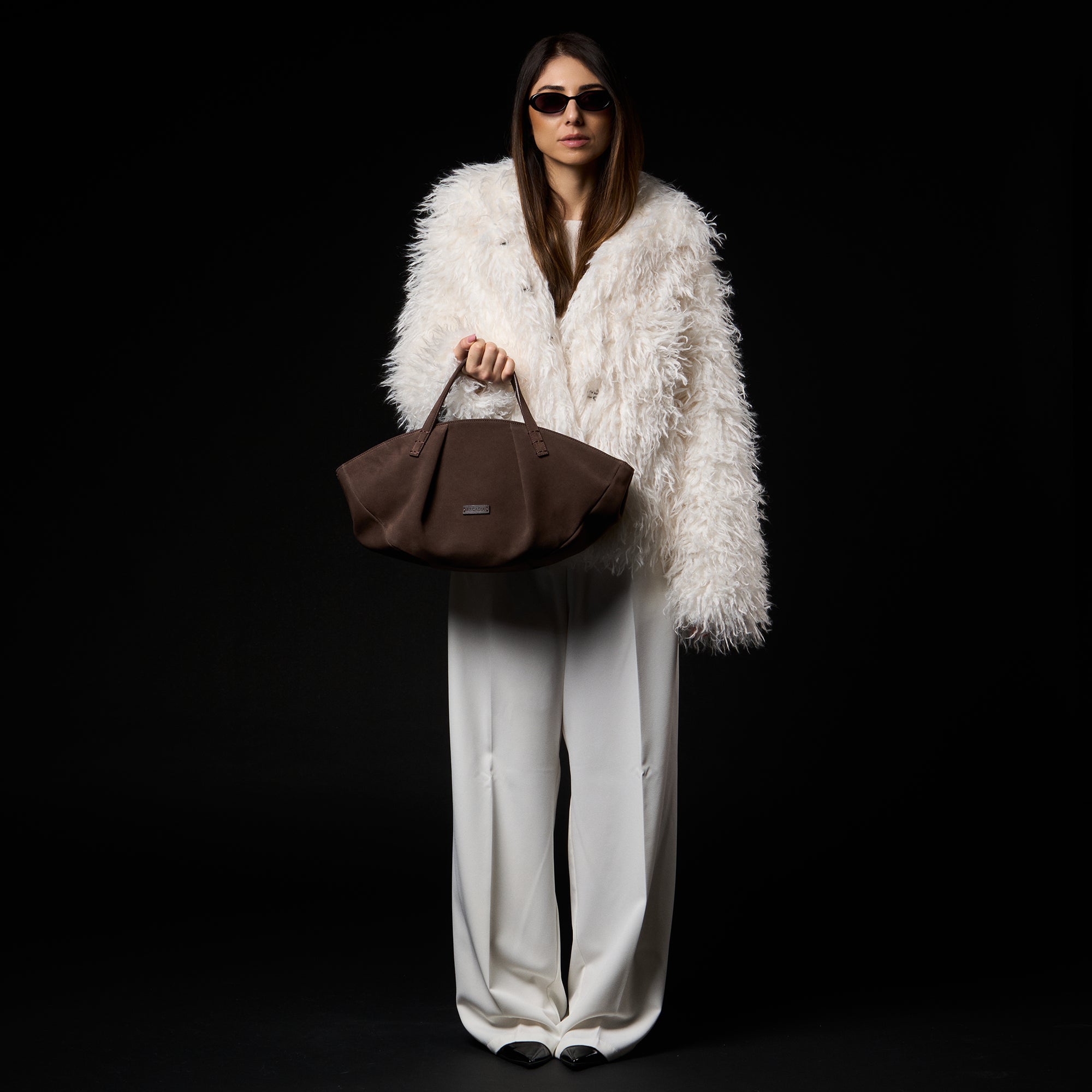 W6-8976 CATERINA Borsa Bom Large Cocoa