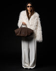 W6-8976 CATERINA Borsa Bom Large Cocoa