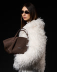 W6-8976 CATERINA Borsa Bom Large Cocoa