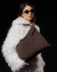 W6-1651 MIRTA Borsa Cam Large Cocoa