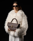 W6-4937 MOON Borsa Dolm Small Cocoa