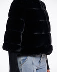 W5-FELINE Jacket Fur Black