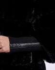 W6-FELINE Giacca Ecopelliccia Black