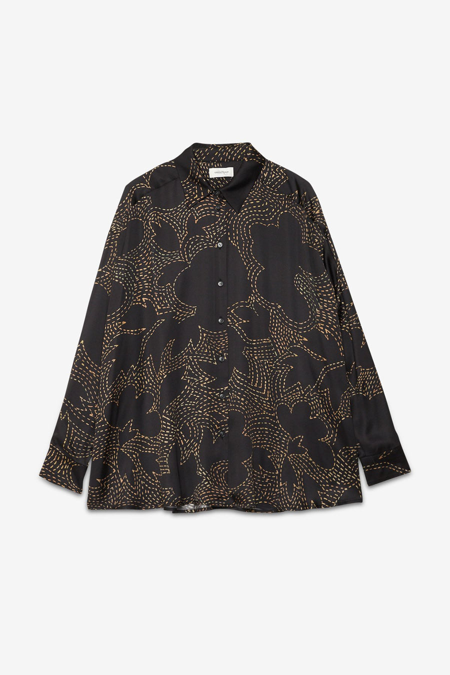 W5-DC5180 Camicia Over Nero