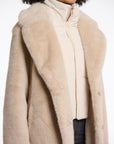 W5-GEESJE Coat Fur Light Oat